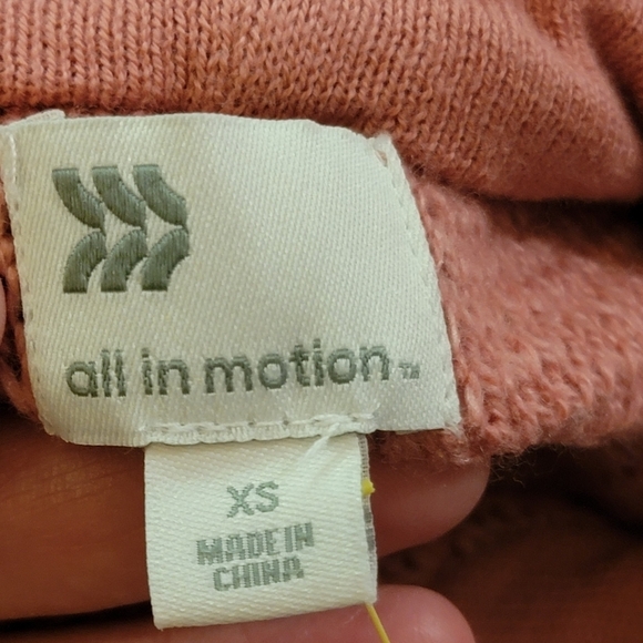 All in Motion Hooded Pullover Sweater Rose Size XS - Picture 9 of 12